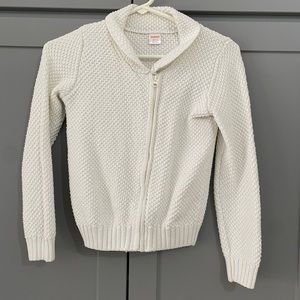 Girls Gymboree zip up sweater